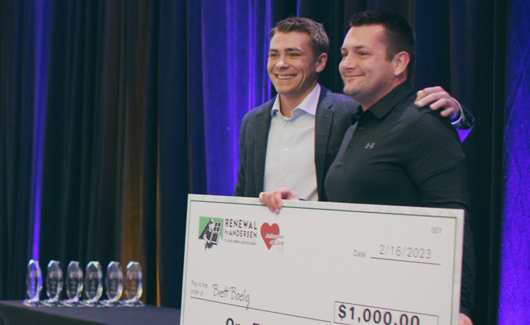 Maine Kickoff Highlight Image of Brett Boelig Ambassador of Love