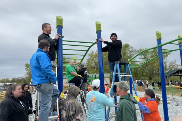 Esler Companies Volunteers Build Playground Esler Companies Volunteers Build Playground